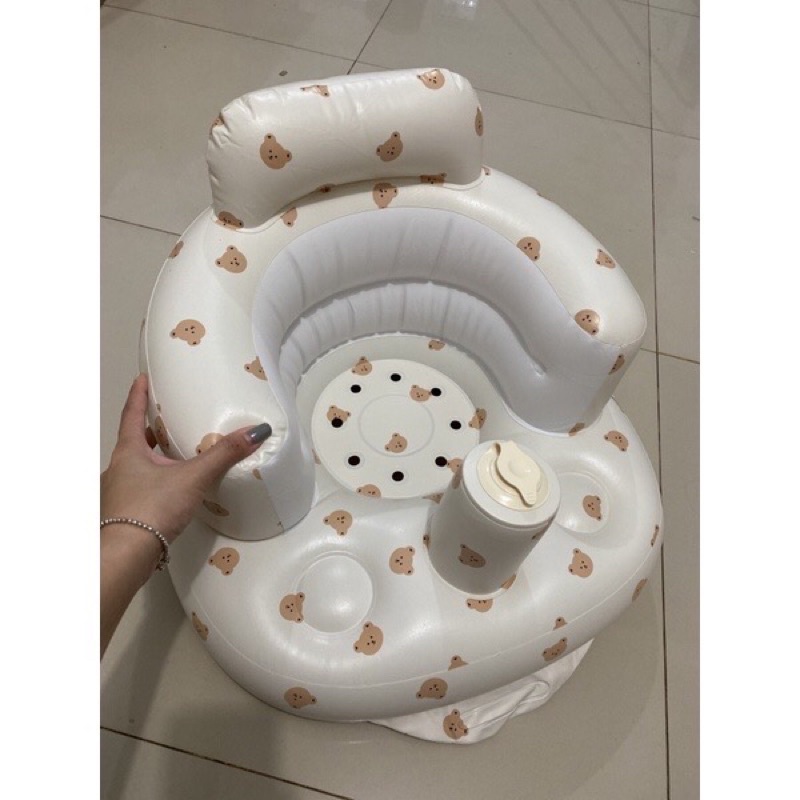 Some Sofa Tiup Multifungsi Bahan Pvc Untuk Bayi Mandi