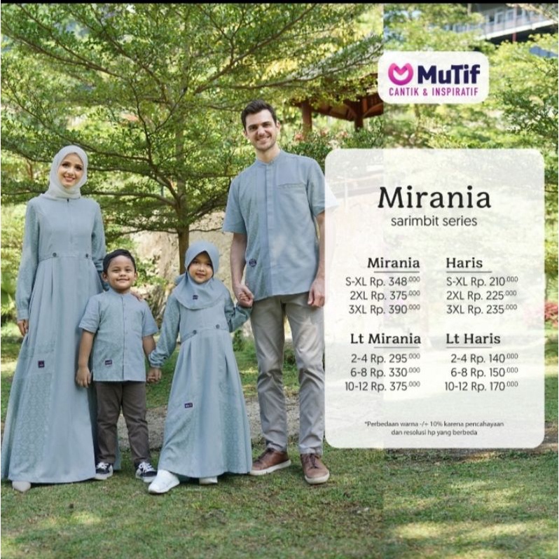 MUTIF MIRANIA SARIMBIT SERIES Harbor Green - Mint