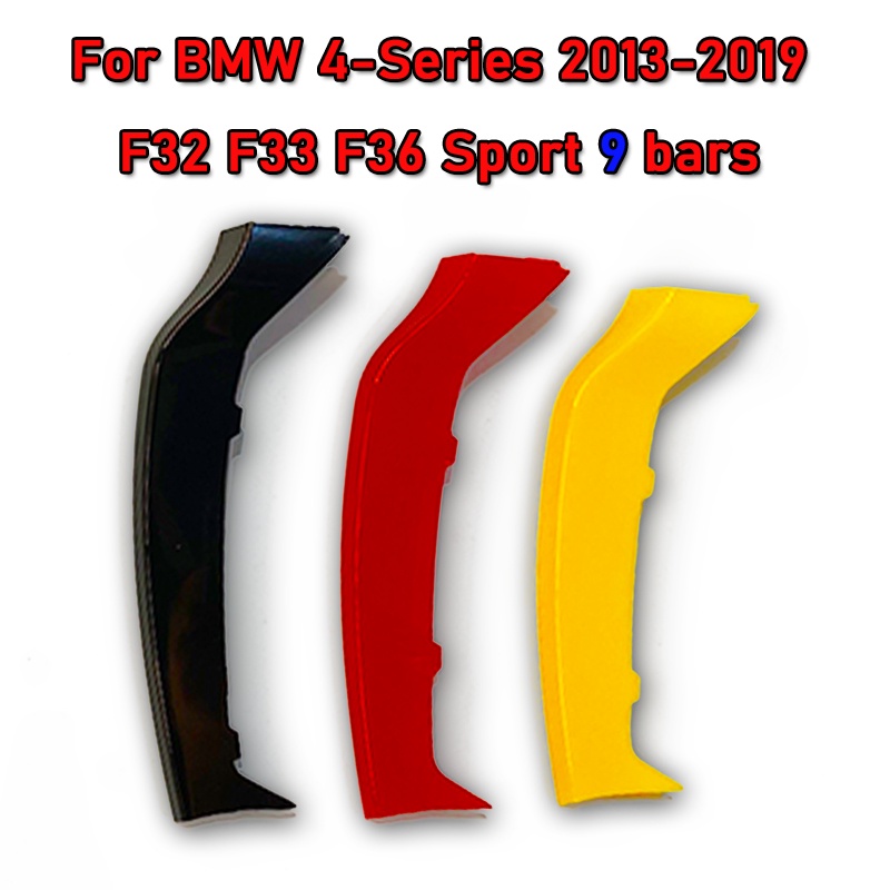 3 Pcs Strip Klip Trim Grill Mobil Balap BMW F32 F33 F36 4 Series 2013-2019 2021 M Power