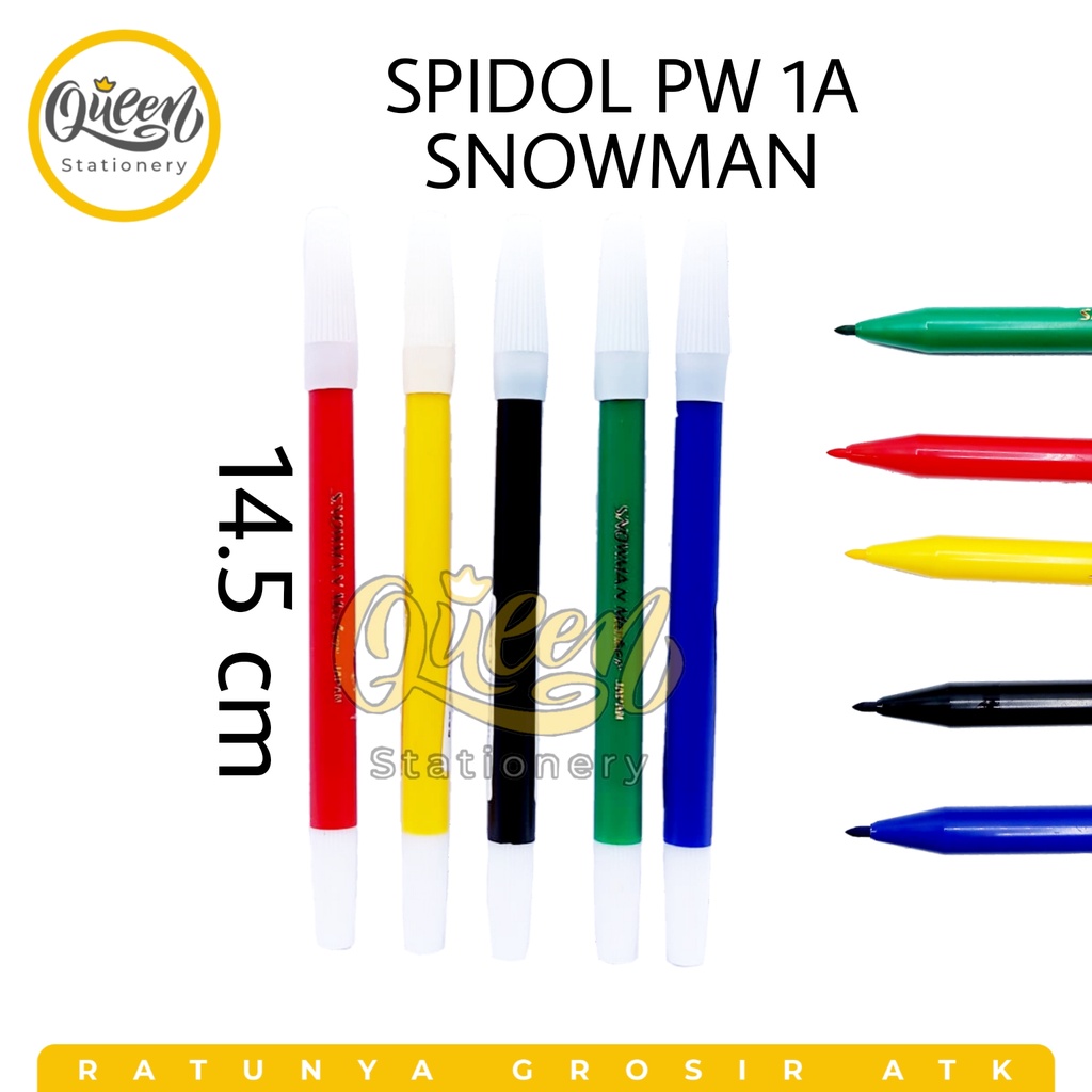 

1 PCS SPIDOL PW 1A SNOWMAN / SPIDOL WARNA / SPIDOL WARNA / SPIDOL SNOWMAN