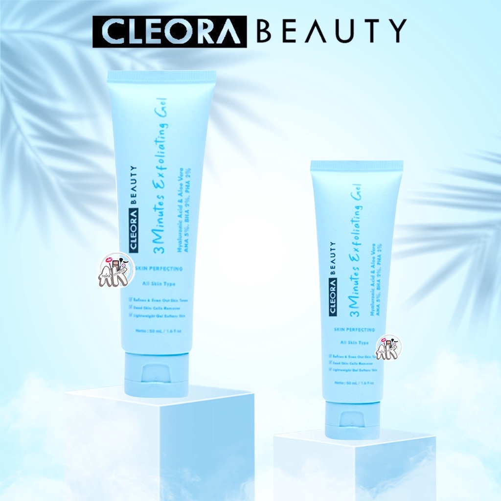 CLEORA 3 MINUTES EXFOLIATING GEL 50ML ALL SKIN TYPE