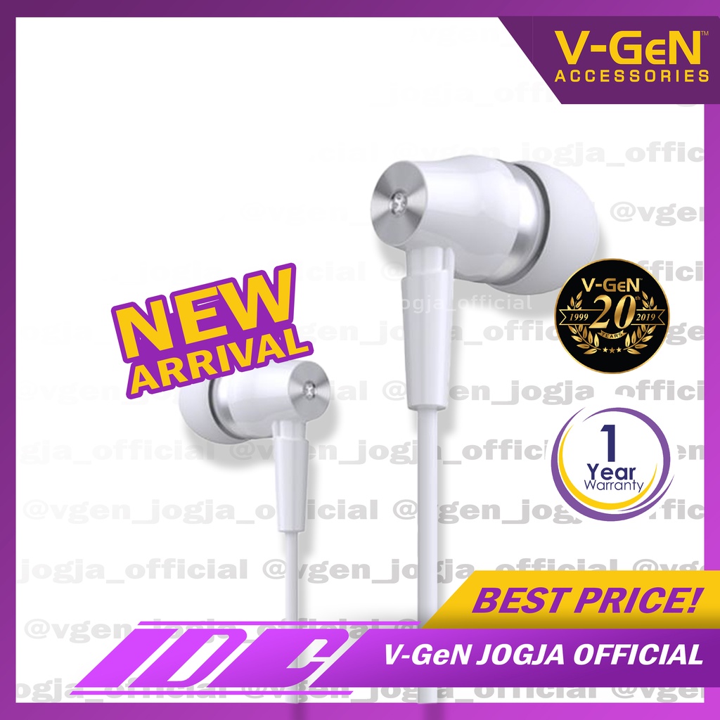 Handsfree V-GeN VEP1-28 Wired Earphone Headset