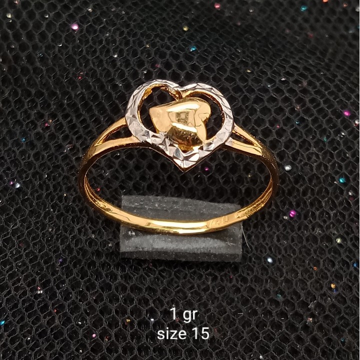 Cincin Emas 17 K - 1 gr Kadar 750 - 3096