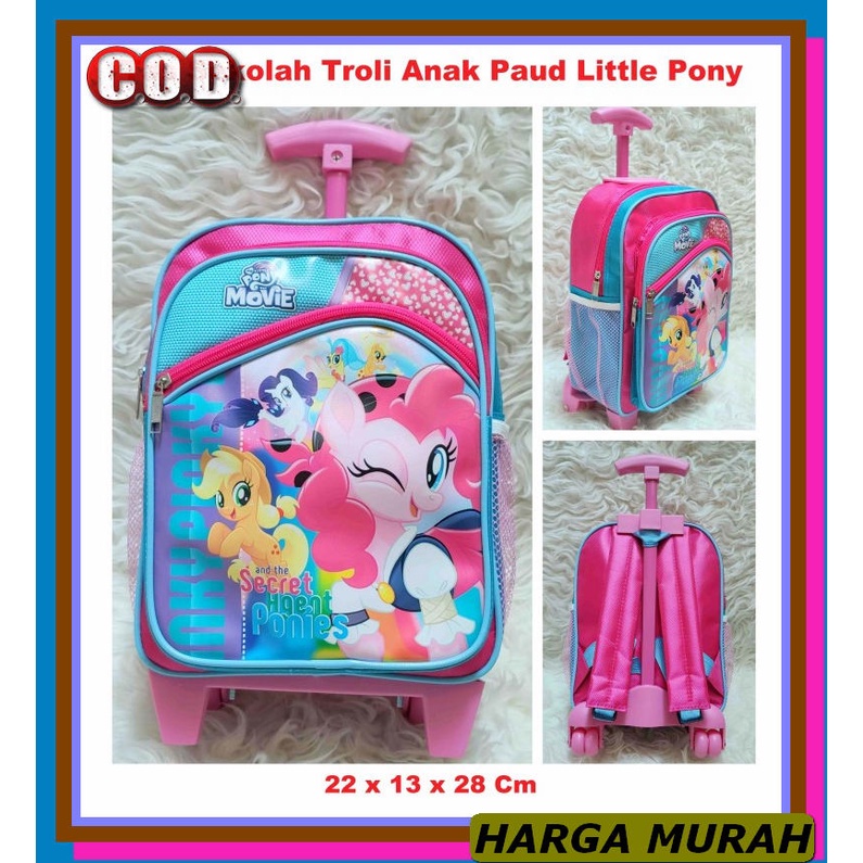 Sale Mainan Tas Trolley Okiedog Wildpack Junior Trolley GC837 Troli Ransel Tk Paud Unicorn Cute - Li