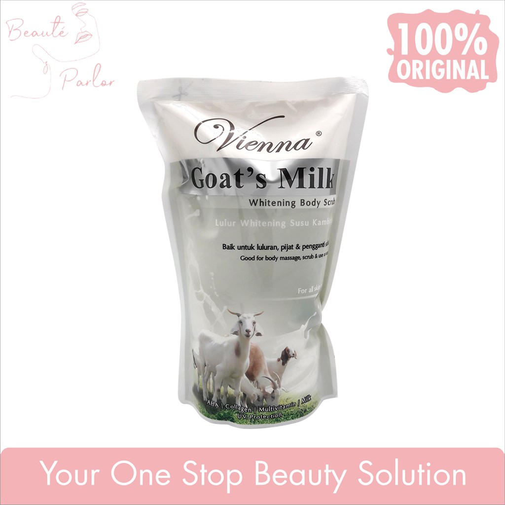 Jual Vienna Goat's Milk Brightening Body Scrub Refill 1 kg Shopee