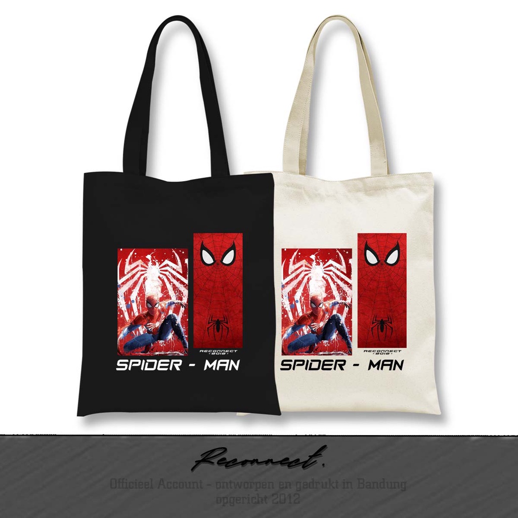 Reconnect TOTTEBAG Motif Spiderman No Way Home - GRATIS TAMBAH NAMA