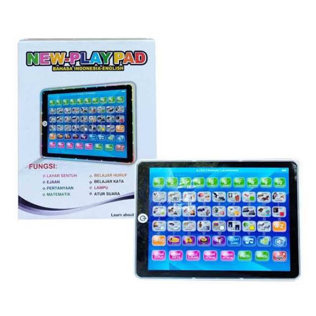 Jual Mainan Edukasi Playpad Tablet IPAD Anak Belajar Membaca Berhitung ...