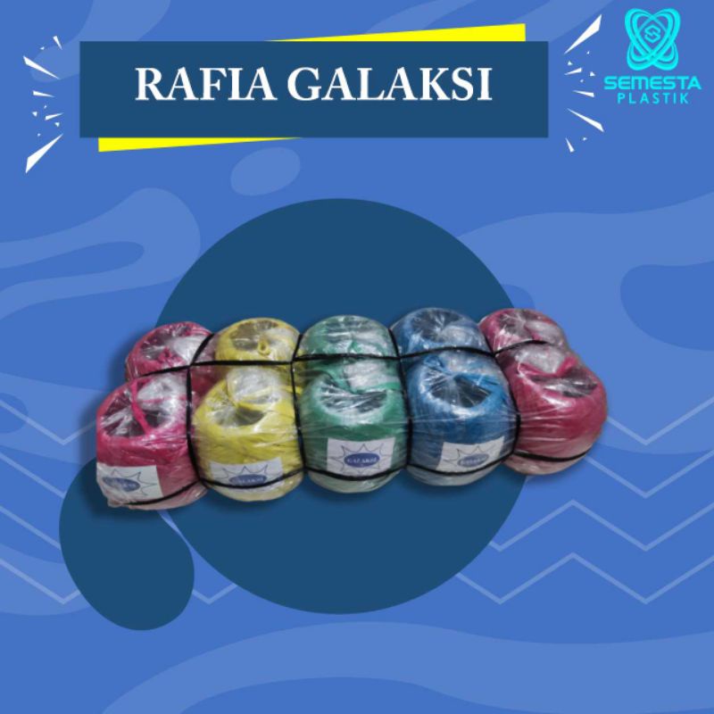 

TALI RAFIA GALAKSI ±450 GRAM