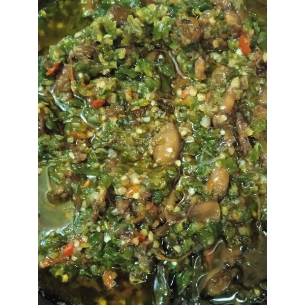 

Sambal Cumi Ijo Pedas 150 gr
