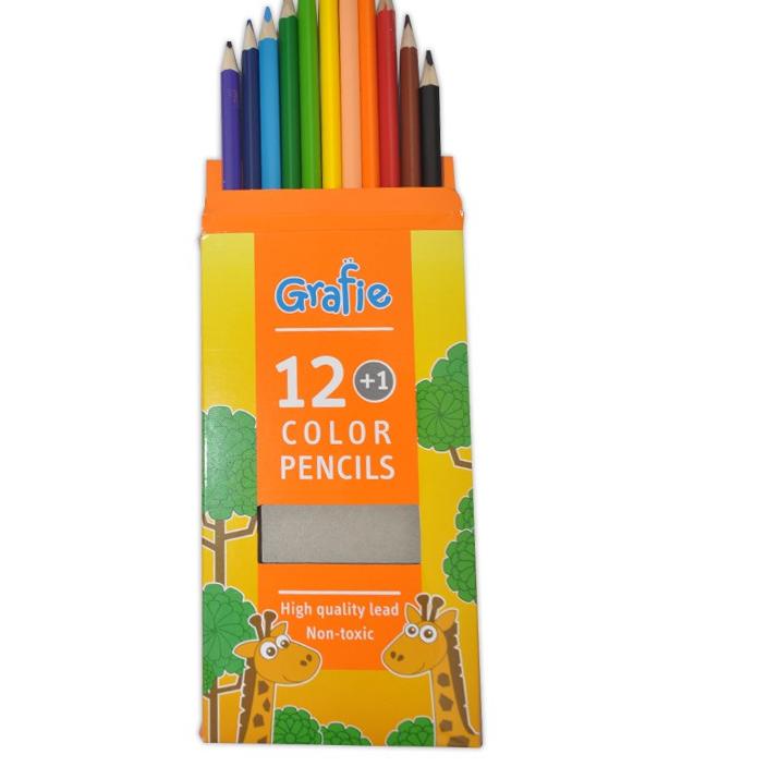 

Neew⭐! Grafie Pensil Warna 12+1 [JK36],!