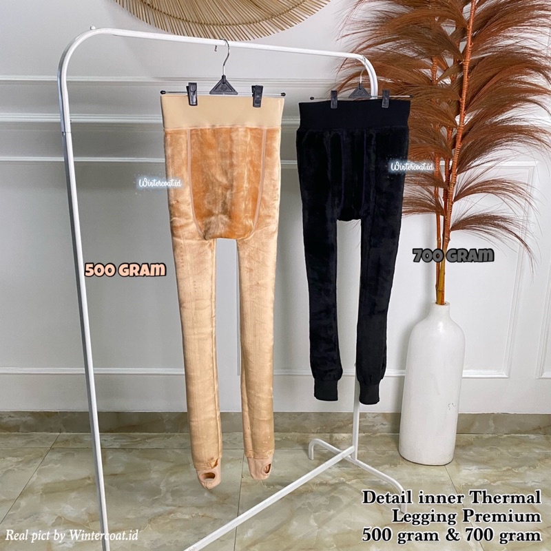 Thermal legging import (bukan local) winter 500 700 gram premium jumbo big size celana musim dingin Julia