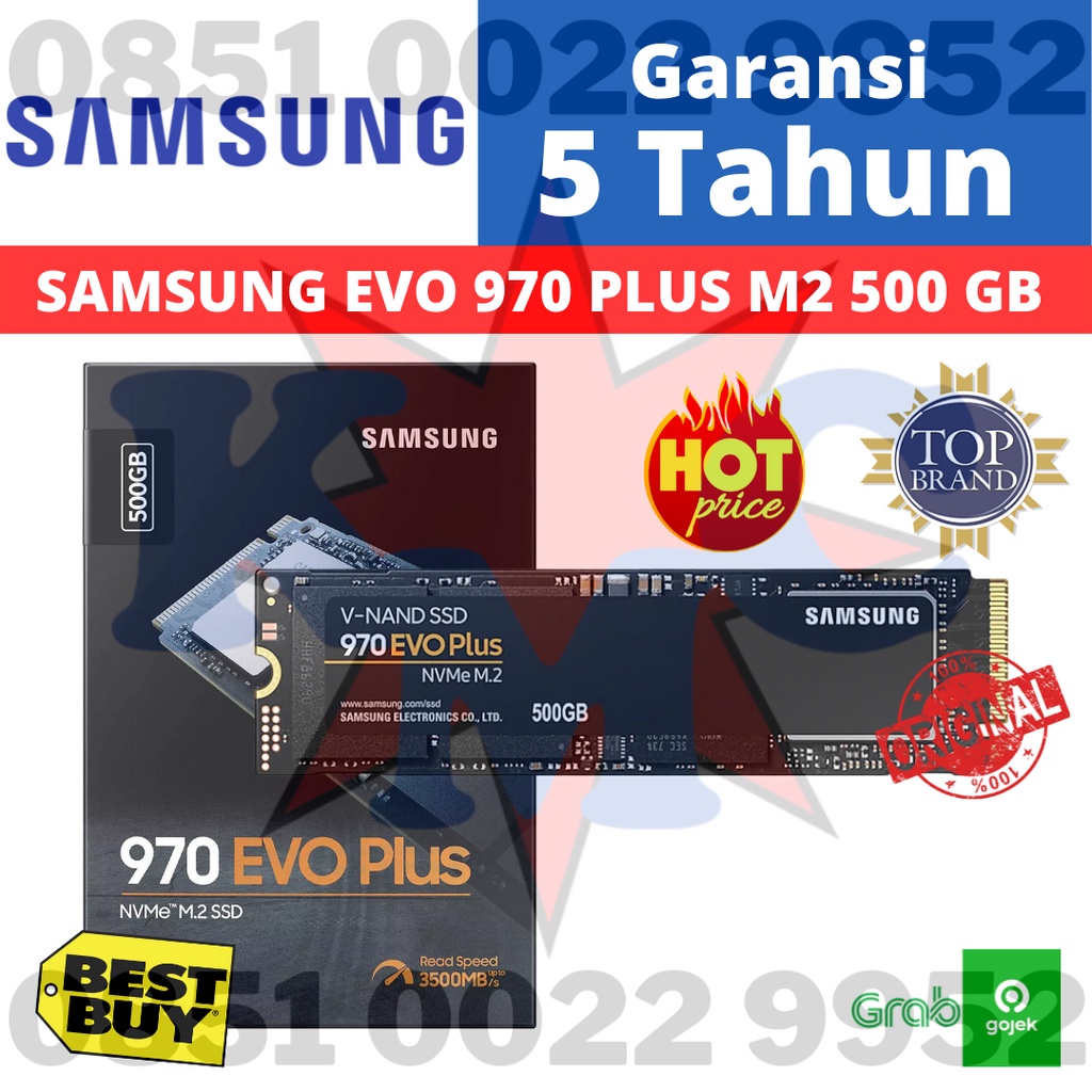 SSD SAMSUNG 970 EVO PLUS M.2 NVME 500GB 500 GB