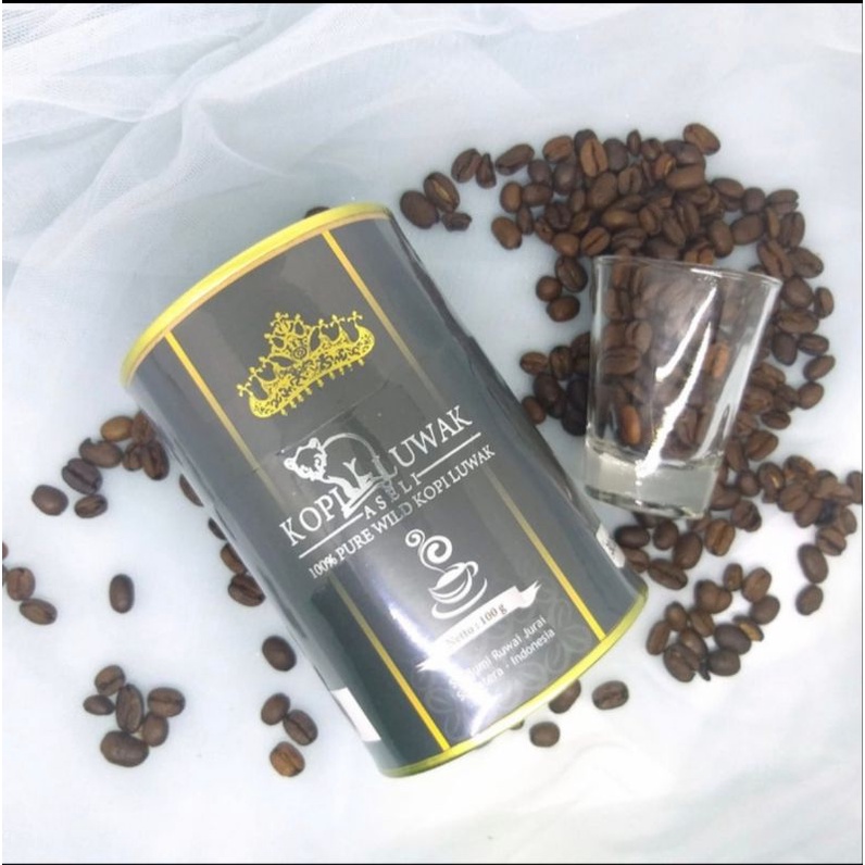 

TERMURAH Kopi Luwak Asli Coffee Hitam Lampung Indonesia Robusta 100g 100 g