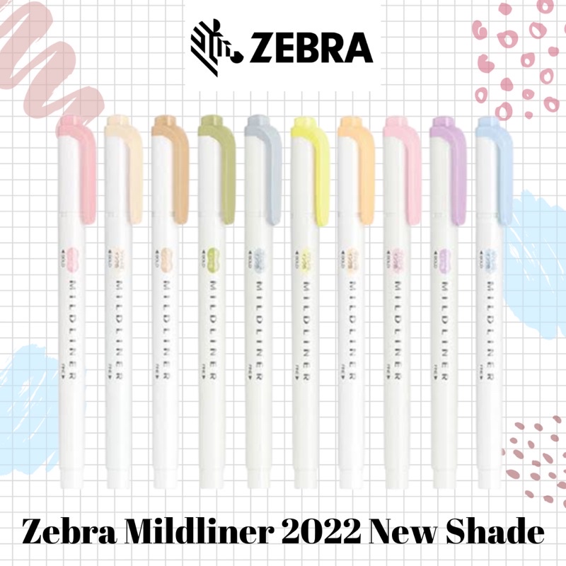 

Zebra Mildliner Highlighter Marker New Color 2022