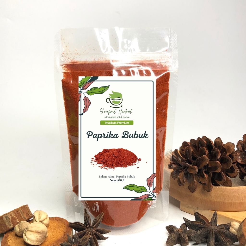 100gr Paprika Bubuk Ground Paprika Murni Rempah Bubuk Kualitas Premium JSR Sruput Herbal [COD]