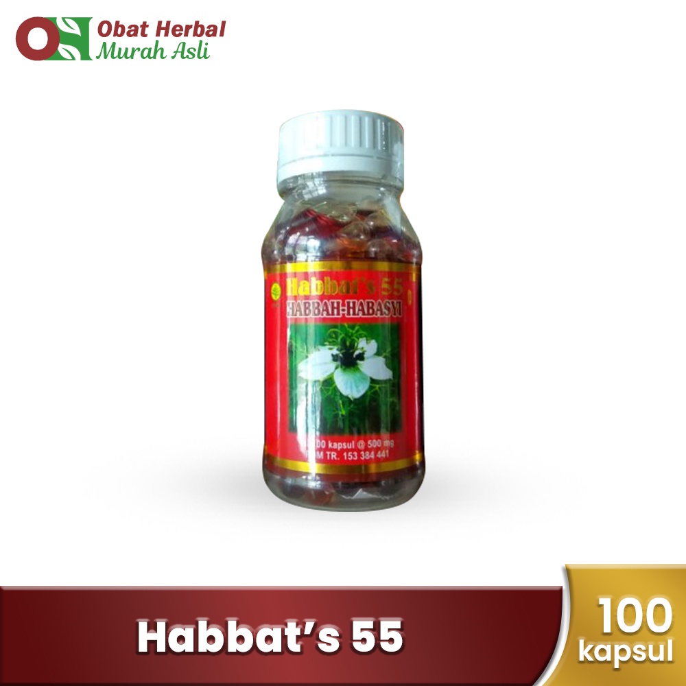 Obat Herbal Asam Urat - Gatal Gatal Habbats 55 Habbah Habasyi 100 Kapsul