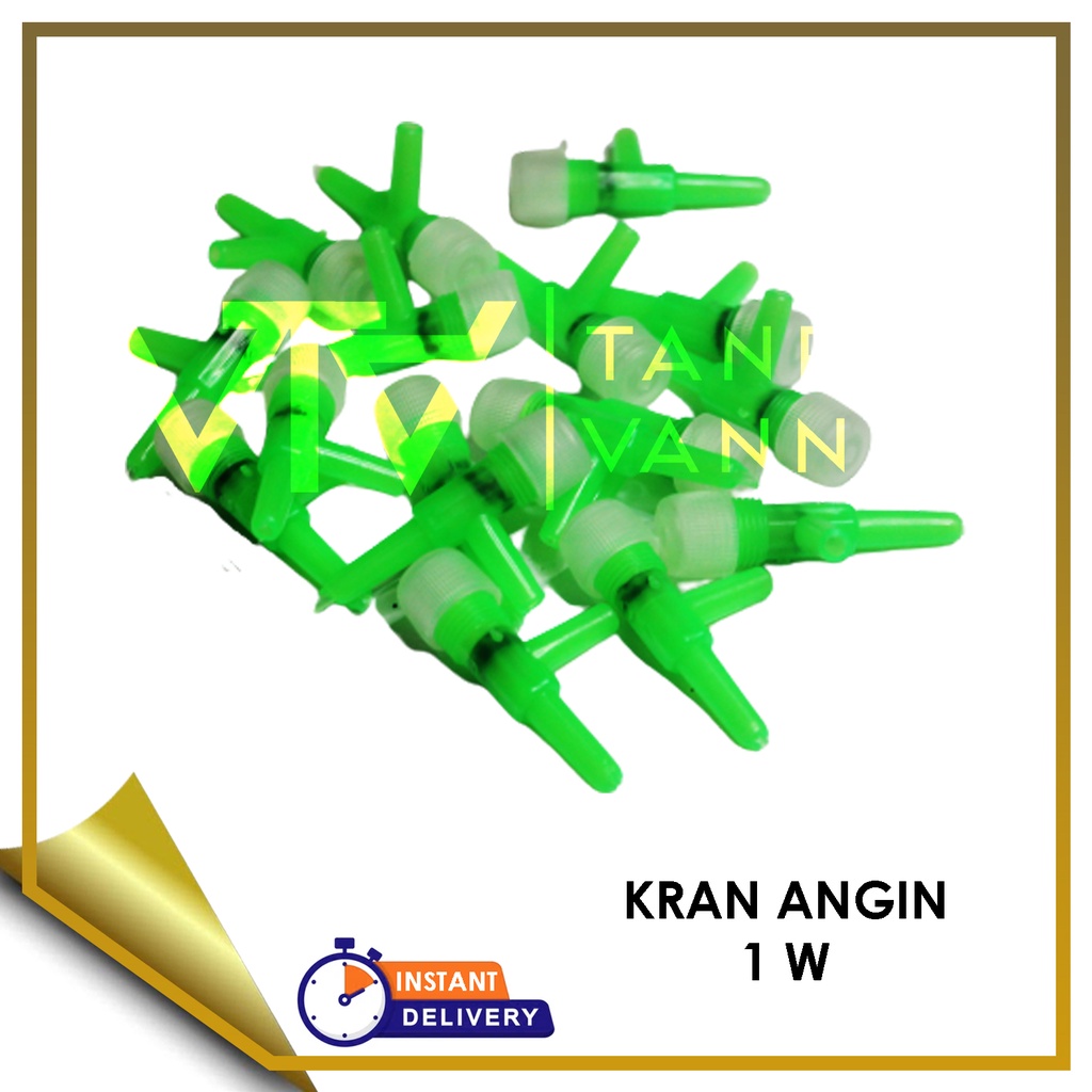 KERAN ANGIN AERATOR 1 WAY 1 LUBANG KRAN UDARA FILTER AQUARIUM AQUASCAPE KULTUR AERTEMIA
