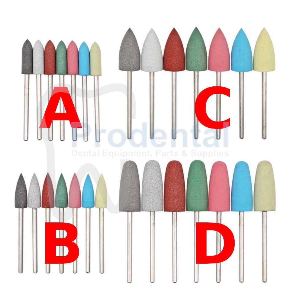 Dental bur lab rubber poles gigi akrilik / polishing acrylic burs