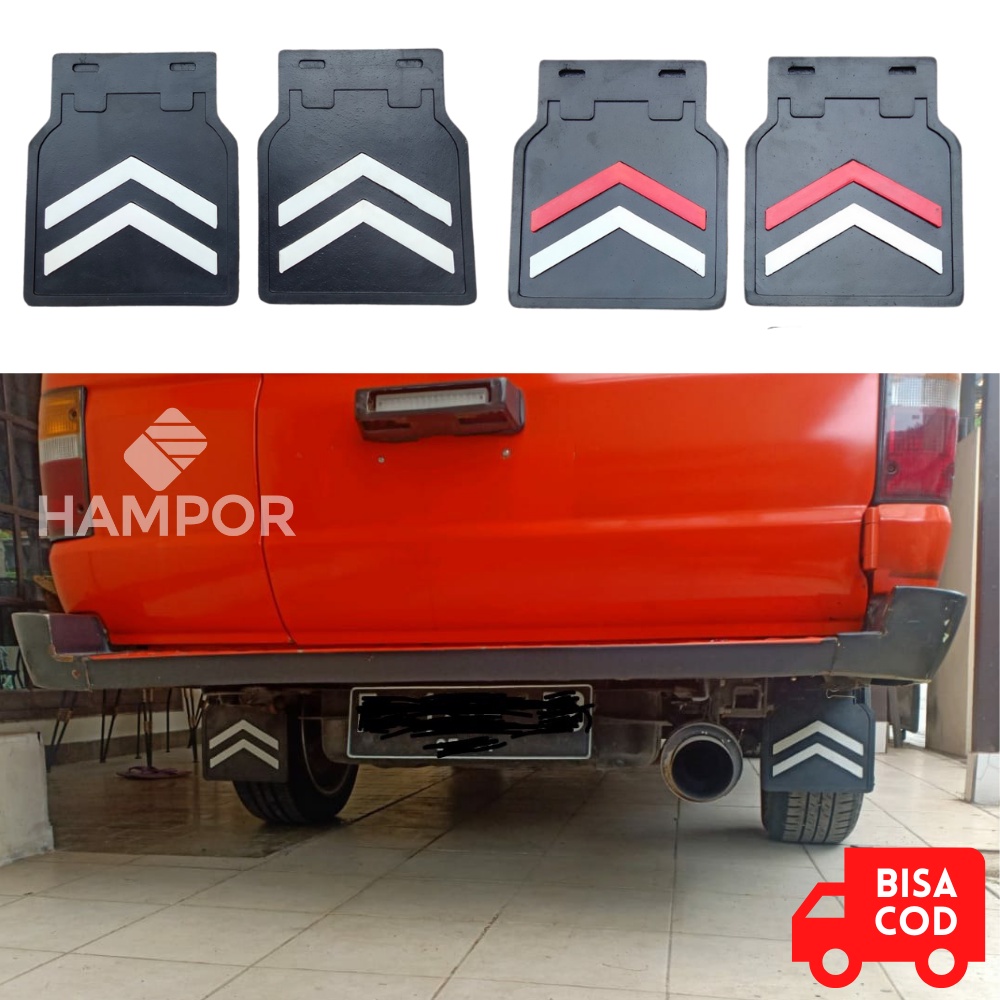 Spakbor Karpet Karet Penahan Lumpur Mobil Mobil / Karpet Lumpur Mobil Pick Up / Mudguard Mobil Picku