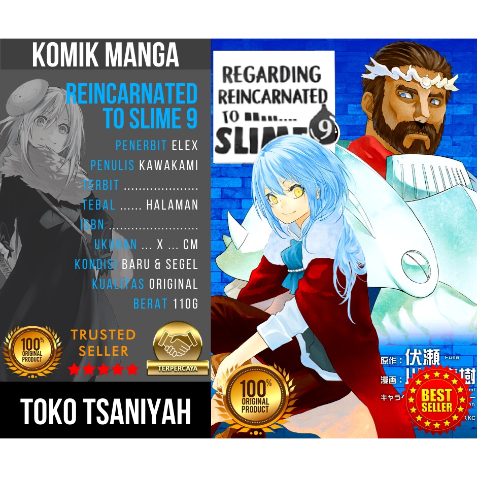 Komik Regarding Reincarnated To Slime 9 Taiki Kawakami Diablo Rimuru Tempest Manga Anime Manhwa Fant