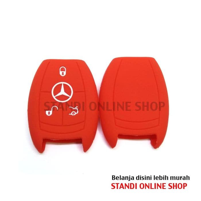 Kondom Kunci Silikon Remote Cover Smartkey Mercedes Benz A E S C Class