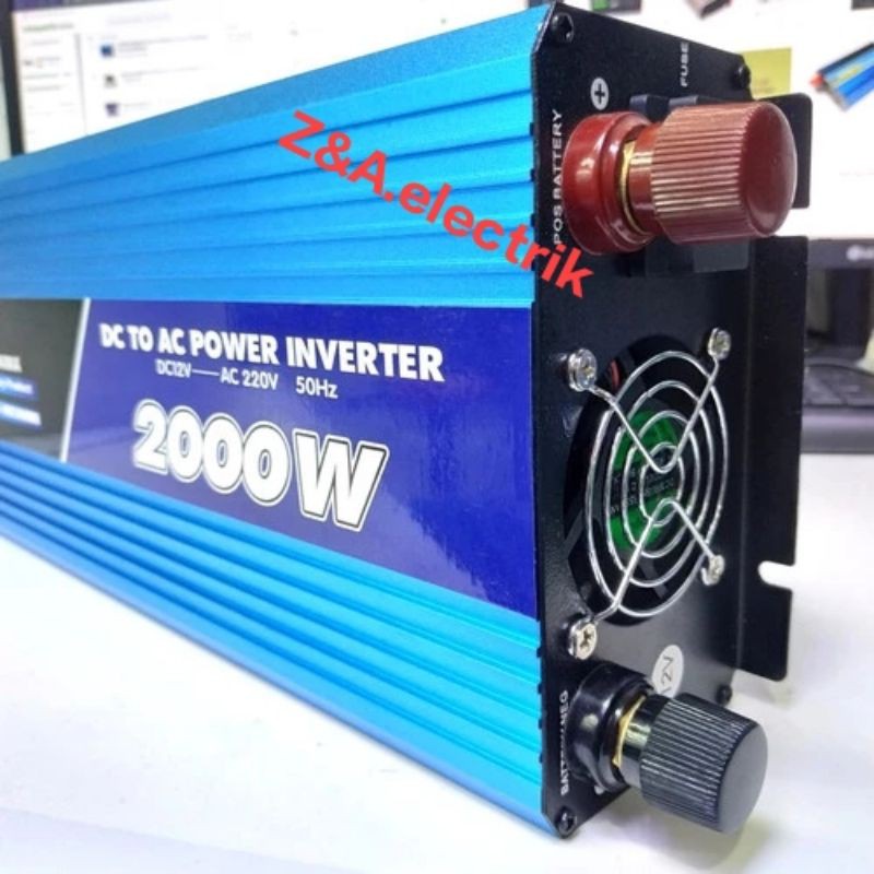 Power Inverter Pure Sin Wave (PSW) 12V  2000Watt MS-INV2000WN DC to AC MITSUYAMA