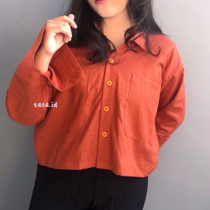 KEM TASA / GIOMI LINEN RAMI SHIRT / Kemeja Gita Rami Basic Shirt