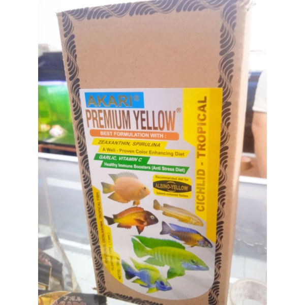 AKARI PREMIUM YELLOW Cichchild Tropical(Healty Immune Bosster)