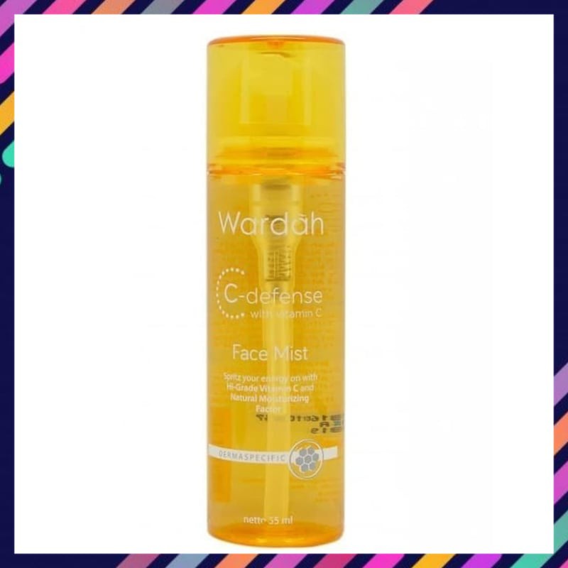 Pelembab Wajah Kering Spray Wajah Melembabkan Kulit Muka Wardah C Defense Face Mist BPOM Original