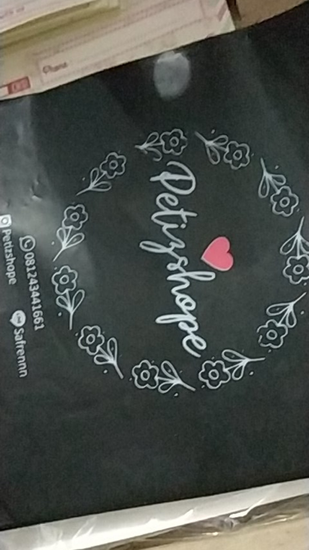 Plastik Model Plong  Ukuran 35x50 Sablon 2 Warna  Custom Olshop