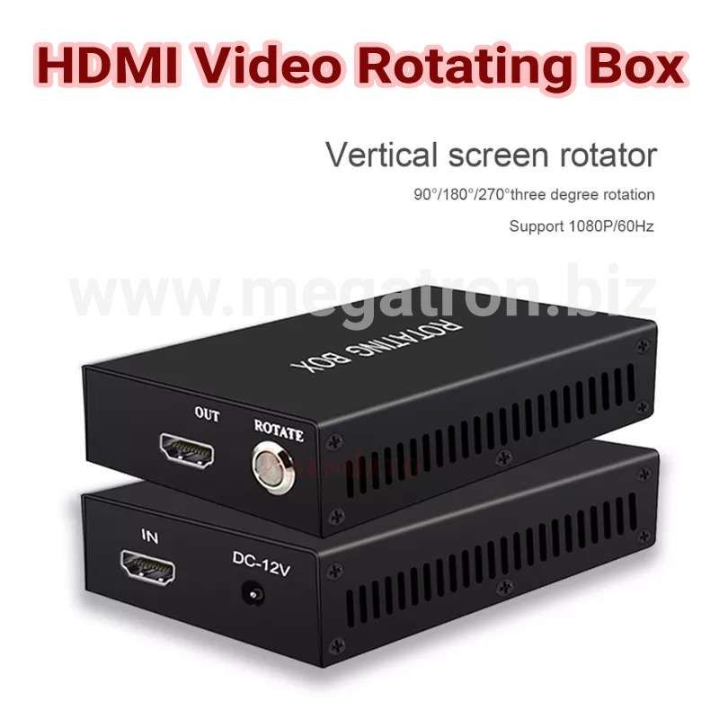HDMI Video Rotating Box - Putar tampilan TV menjadi Vertikal (Portrait)
