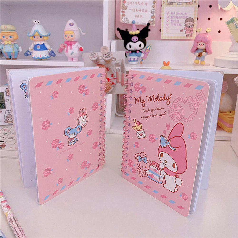 Lanfy Coil Notebook Portable Kantor Suppily Sekolah Buku Latihan Siswa Notebook Notepad Melody Planner Diary Book A6 Notebook