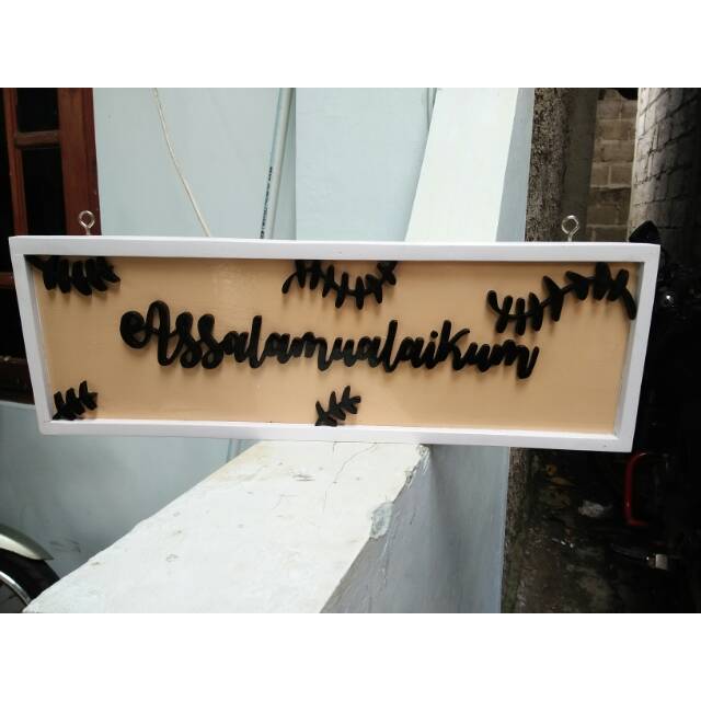 Hiasan Dinding Assalamualaikum