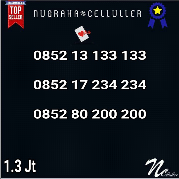 Nomor Cantik Kartu As Double ABC Kembar Ratuan 133 200 234