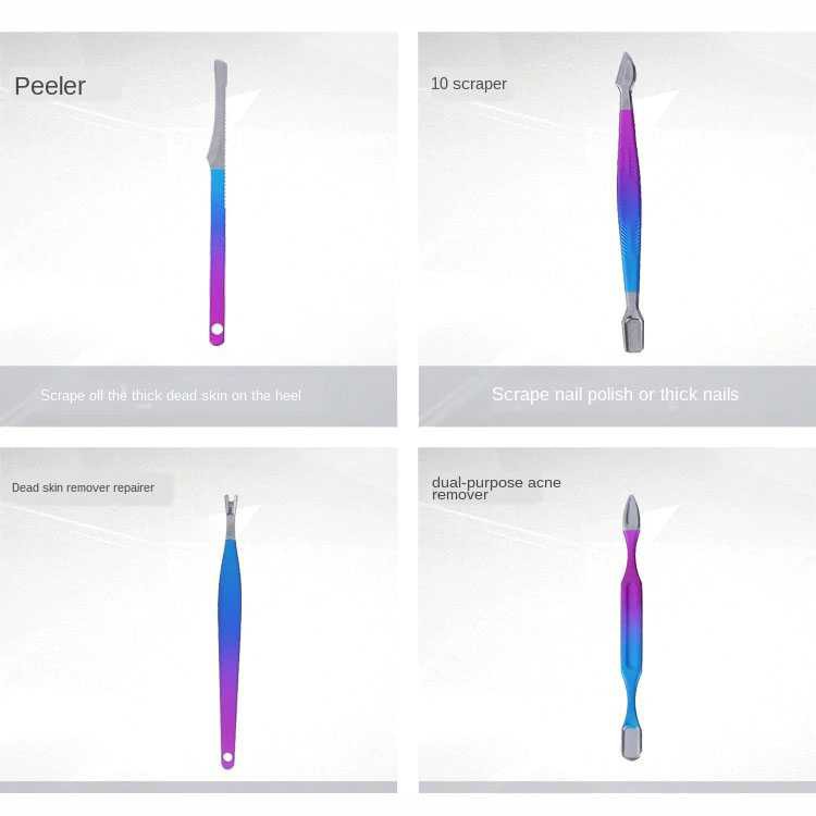 Nail Art Set Gunting Kuku Manicure Pedicure 7PCS Scissor Alat Perawatan Tangan Kaki Berkualitas