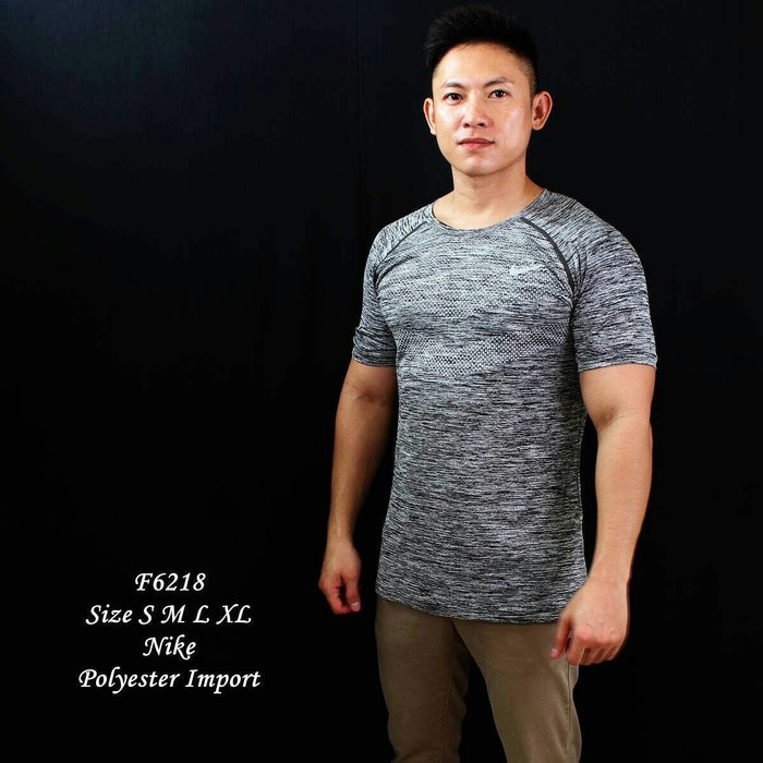 Kaos Olahraga Pria Nike Abu F6218