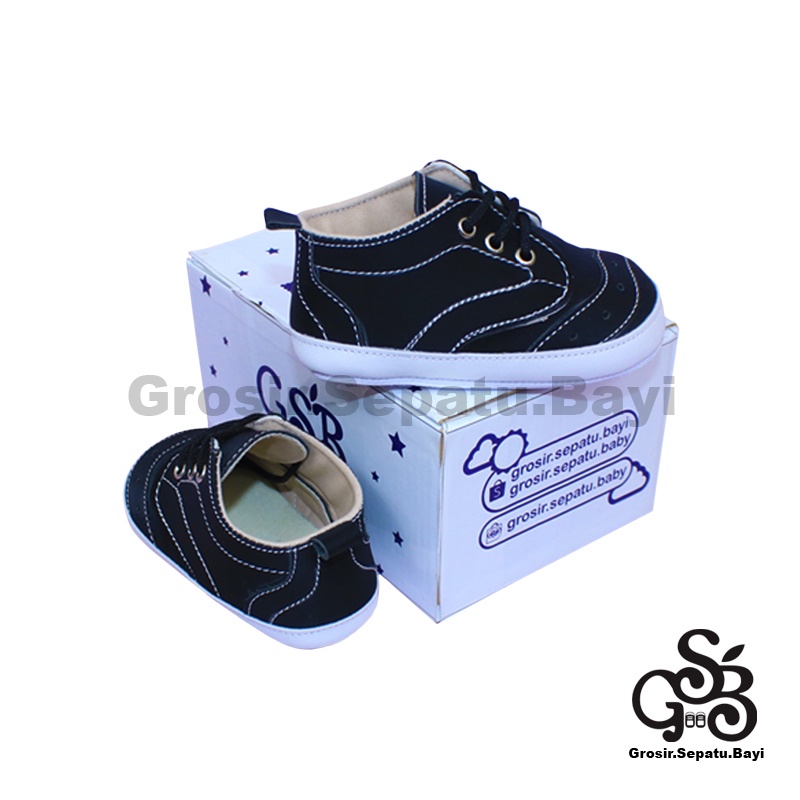 sepatu bayi baby shoes prewalker laki laki perempuan umur 2 - 12 bulan model casual BRAGA polos ringan &amp; fleksibel