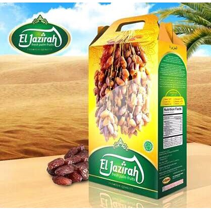 

Kurma Khalas / Buah Kurma / Kurma Segar / Kurma Khalas 1 Kg El Jazirah Exp. Feb 2026