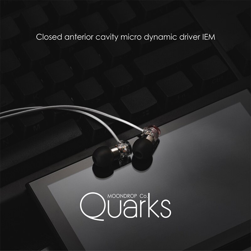 Moondrop Quarks DSP Earphone Dinamis Dinamis Mikro Tipe C 6mm Dengan Mic