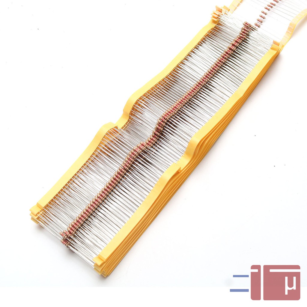 x10 Resistor 1K2 1.2K 1/4W Karbon 5% Taiwan Kaki Tembaga