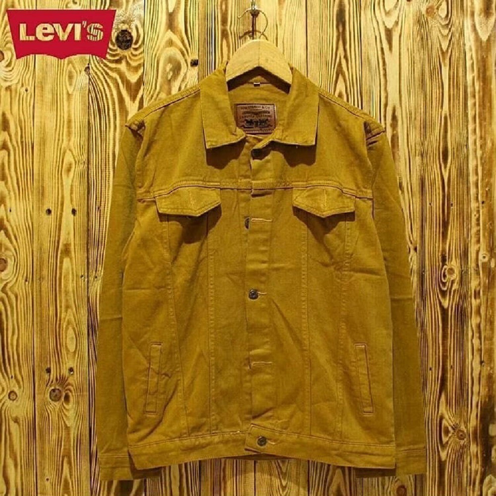 JAKET JEANS WARNA MUSTARD / JAKET JEANS MURAH / TAMPIL LEBIH KEREN DAN LEBIH SPORTY PREMIUM