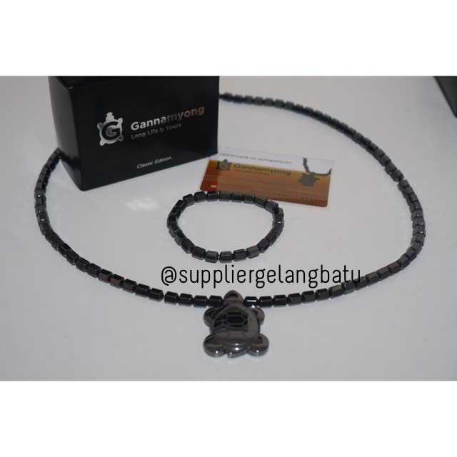 Kalung biomagnetic KURA BESAR GANNAMYONG bersertifikat ktp alat kesehatan biomagnetik korea impor