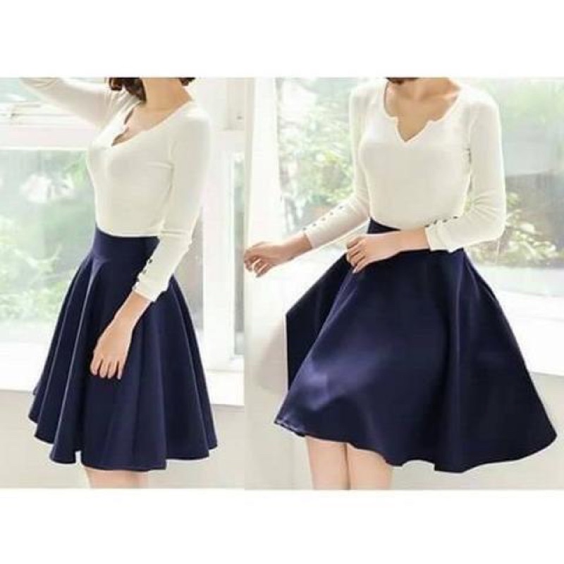 ROK MIDI SCUBA / ROK PENDEK MAYUNG