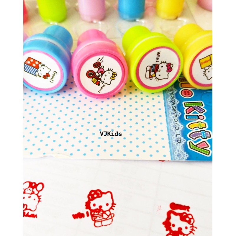 

HJK 10 stempel , cap , stamp anak hellokitty dan princess untuk reward dan kegiatan art n craft