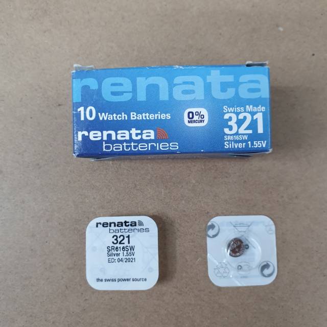 Baterai Renata SR616W 321 1,55V Original