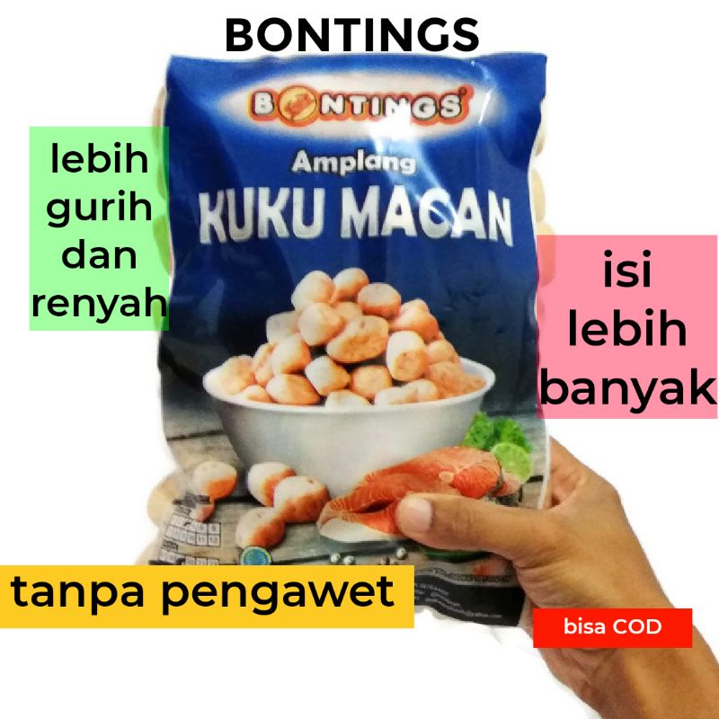 

Cemilan sehat oleh oleh kerupuk amplang bontings jumbo kuku macan khas balikpapan kalimantan