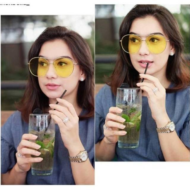 Kacamata Mewah Wanita GM Jumping Jack Lensa Anti Uv Box Sleting