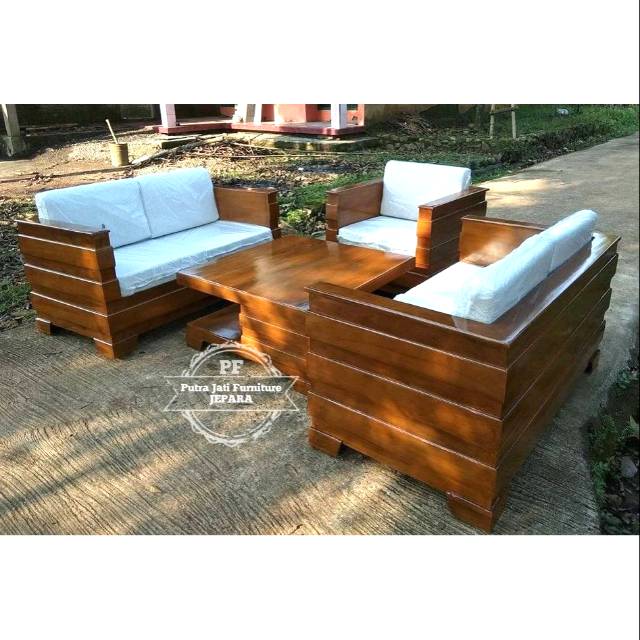 Kursi Tamu Box Jati, Kursi Minimalis Sofa Jati, Kursi Rumah Dan Busa, Meja Kursi Jati