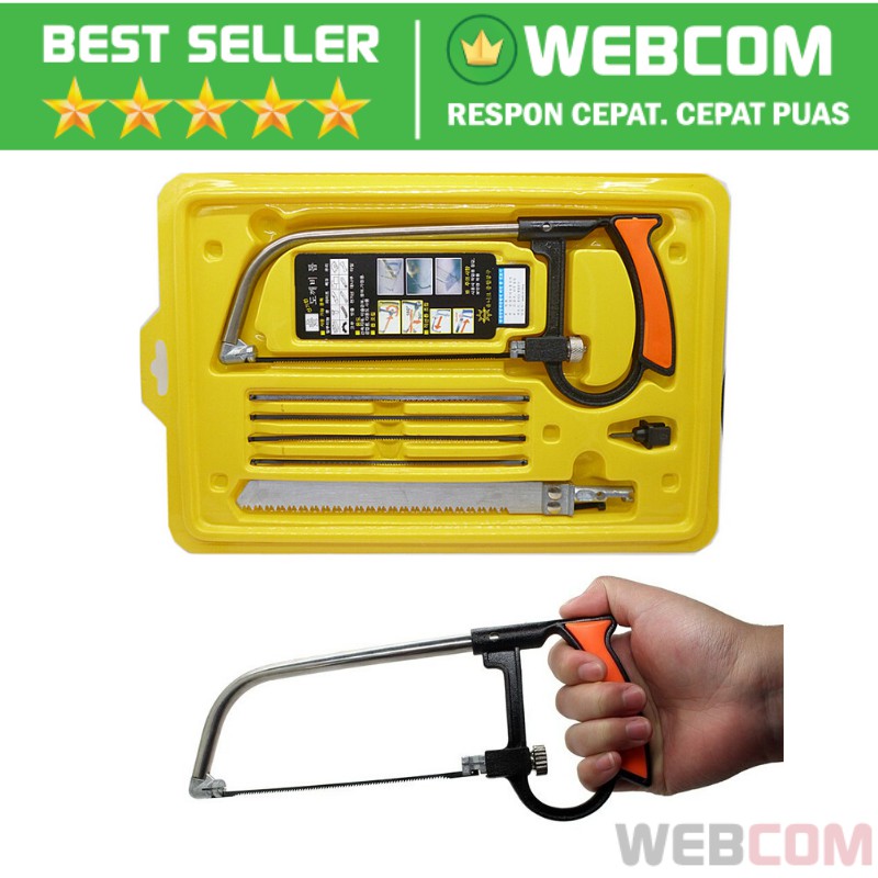 Gergaji Tangan Mini Multifungsi - Mini Hacksaw Gergaji Triplek Besi Pipa