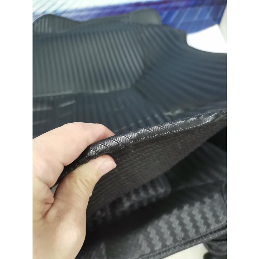 Karpet 5D Mobil All New Pajero 2016 2021 UP Motif CARBON ELITE QUALITY